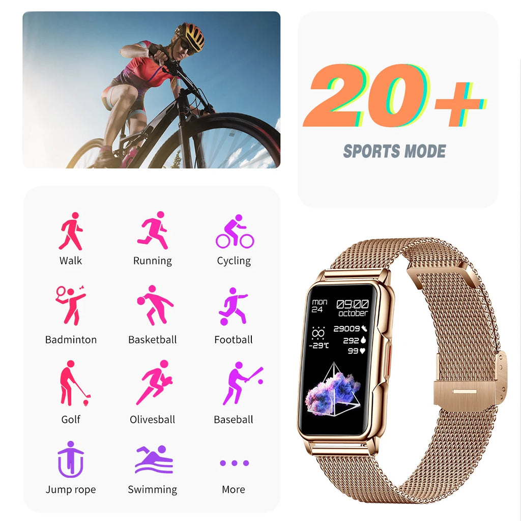 Smart Watch Men Women Fitness Bracelet Sport Band Heart Rate Blood Pressure Monitor Waterproof Bluetooth Call Watch