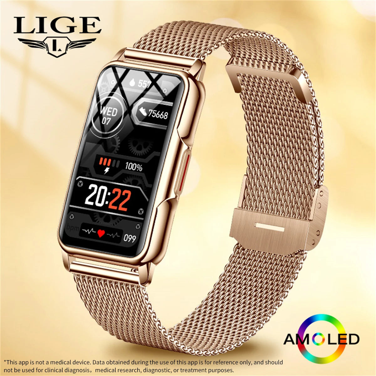 Smart Watch Men Women Fitness Bracelet Sport Band Heart Rate Blood Pressure Monitor Waterproof Bluetooth Call Watch