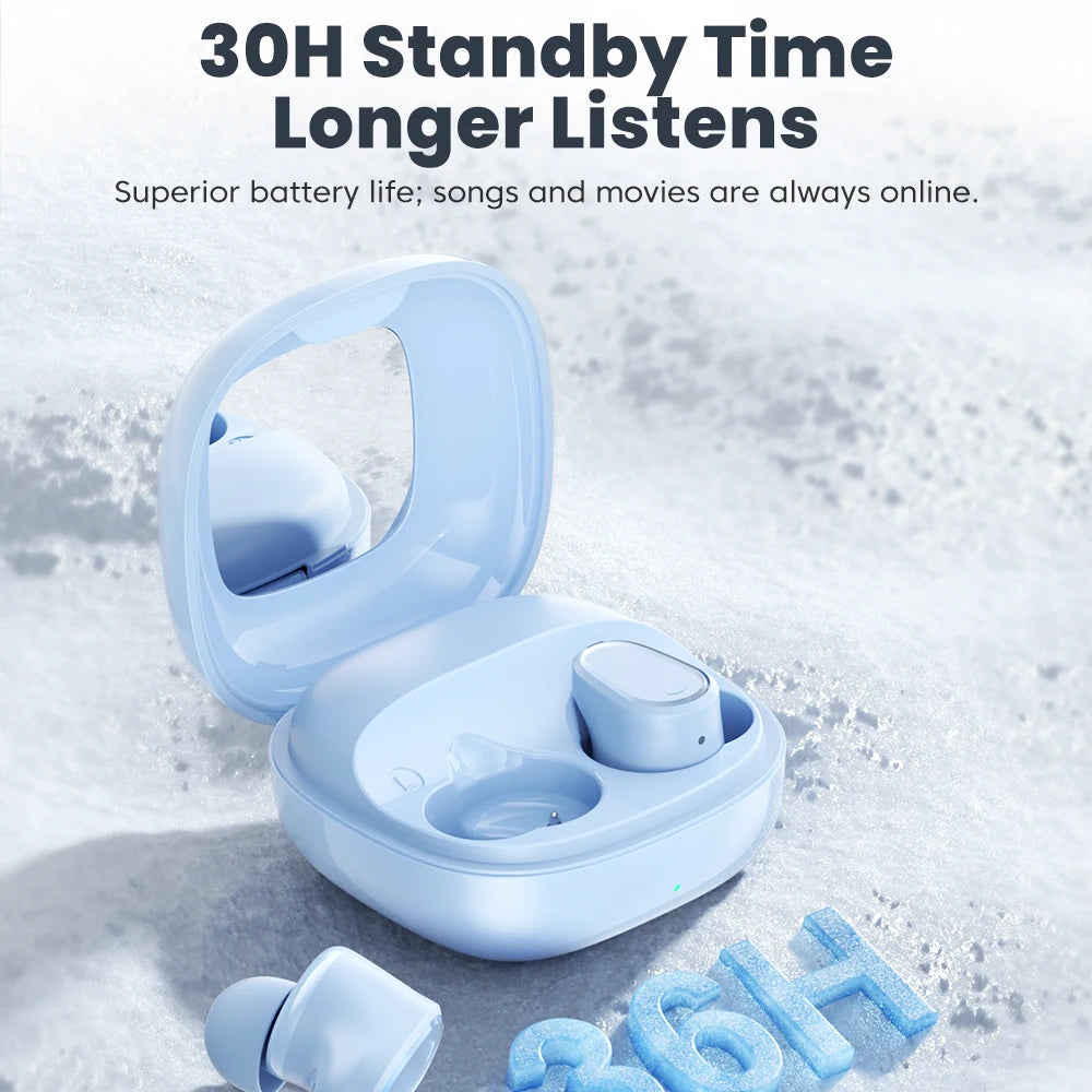 Bluetooth 5.3 Wireless HiFi In-Ear Headphones Touch Control with Mic Sports Noise Reduction Earbuds