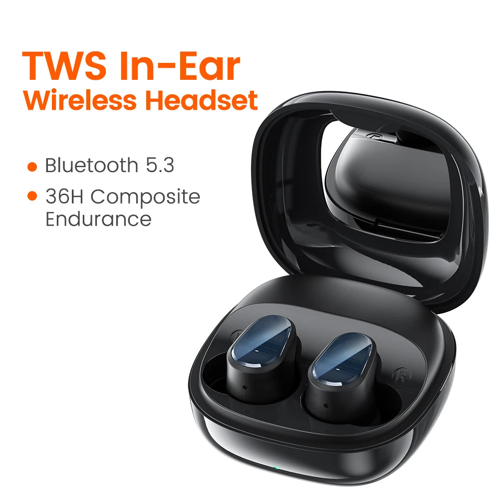 Bluetooth 5.3 Wireless HiFi In-Ear Headphones Touch Control with Mic Sports Noise Reduction Earbuds