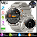 Rugged GPS Smart Watch Men LED Flashlight Compass 3ATM Waterproof Bluetooth Call Sports Cycling Smartwatch