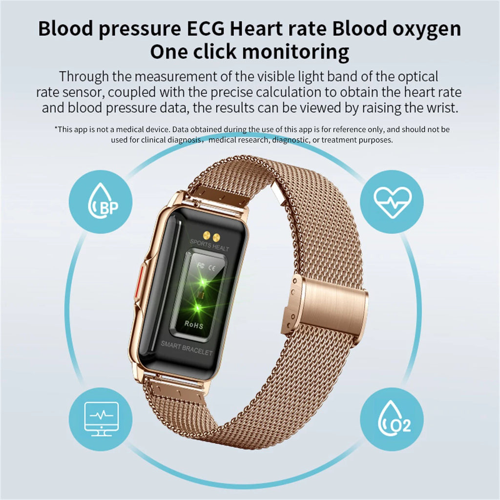 Smart Watch Men Women Fitness Bracelet Sport Band Heart Rate Blood Pressure Monitor Waterproof Bluetooth Call Watch