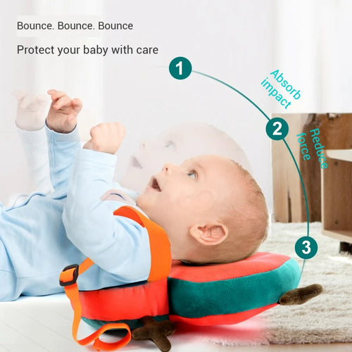 Baby Security Pillows Toddler Head Protector Safety Pad Cartoon Animals Anti Fall Pillows Protective Headgear Baby Xmas Gifts