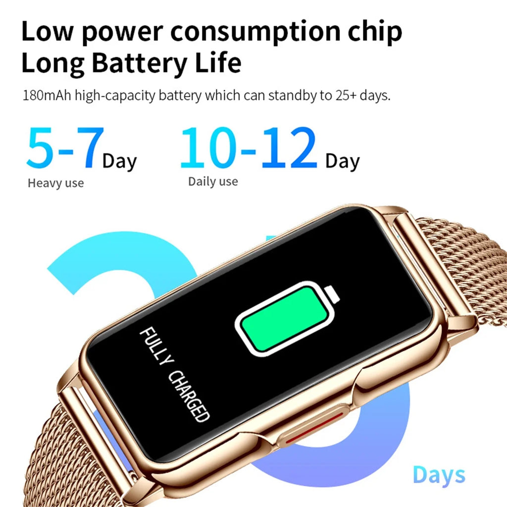 Smart Watch Men Women Fitness Bracelet Sport Band Heart Rate Blood Pressure Monitor Waterproof Bluetooth Call Watch