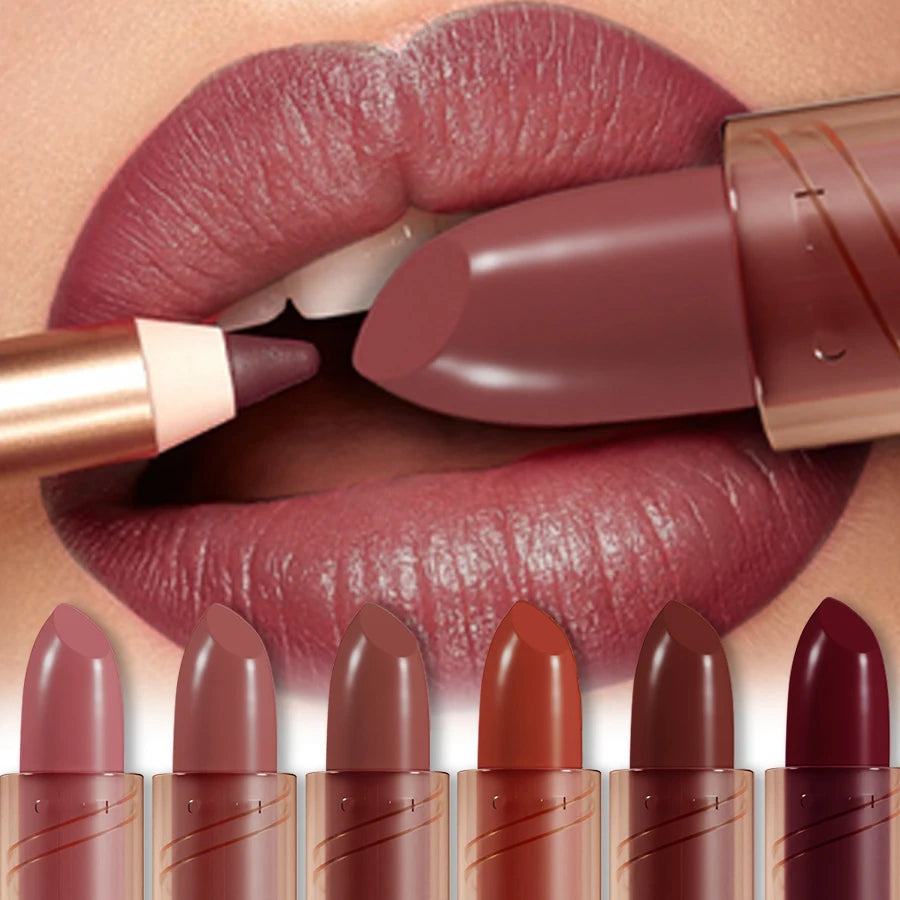 14-color matte lipstick,non-fading,long-lasting velvet finish,smooth matte lip makeup lip tint cosmetic for women gift lipgloss