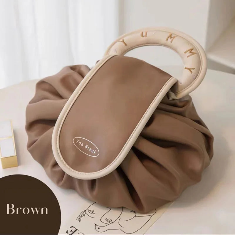 EYSORA Rose Luxury Makeup Bag – Premium Women's Cosmetic Organizer