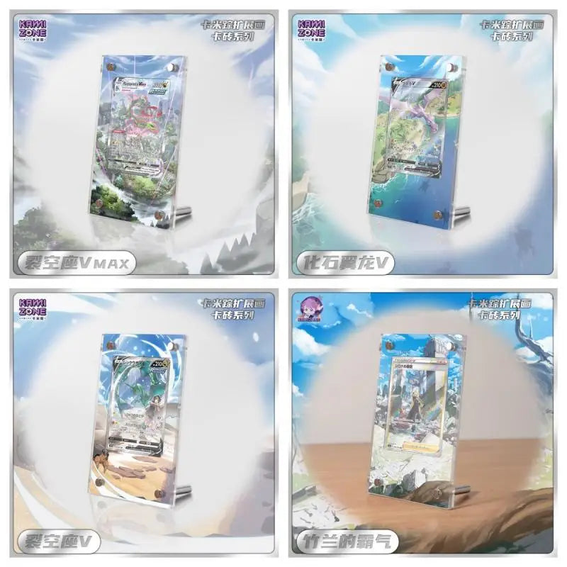 2025 Acrylic Card Display Stand Photo Frame Brick Gift Toy Collector Accessory