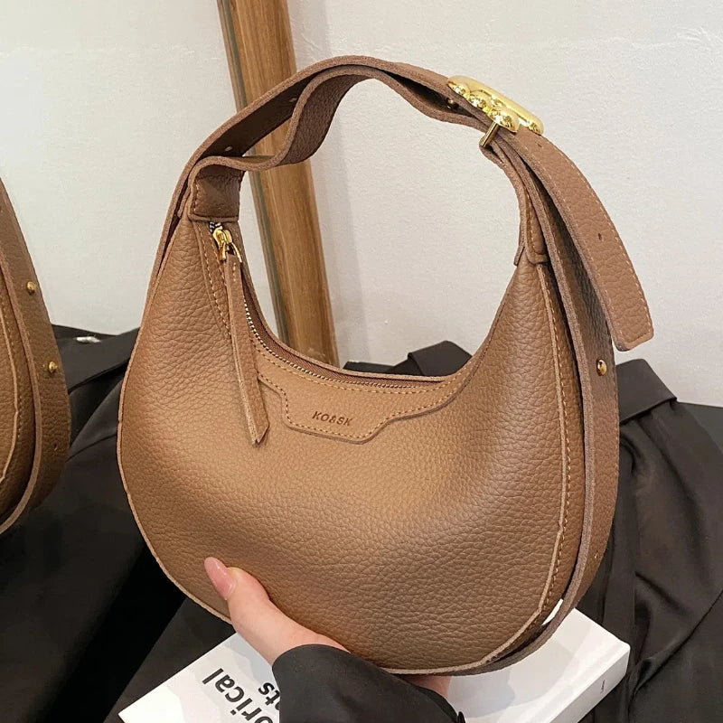 EYSORA Luna Half Moon Women's Bag – Luxury Crescent Shoulder Bag
