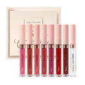 8 Colors Matte Lip Gloss Set One Swipe Pigment Long Lasting Non-Stick Cup Velvet Lip Glaze Kit