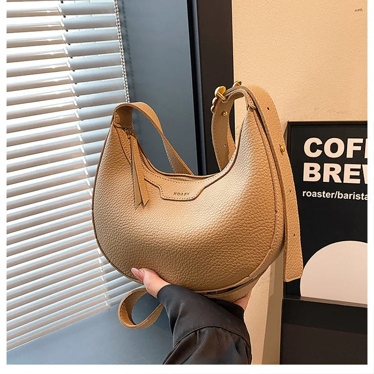 EYSORA Luna Half Moon Women's Bag – Luxury Crescent Shoulder Bag