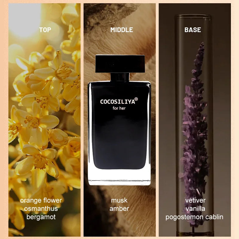 Brand Women's Perfume Floral Musk Fruity Perfume Vitality Confidence Bergamot Frankincense Perfume Nature Elegant Charm Perfume