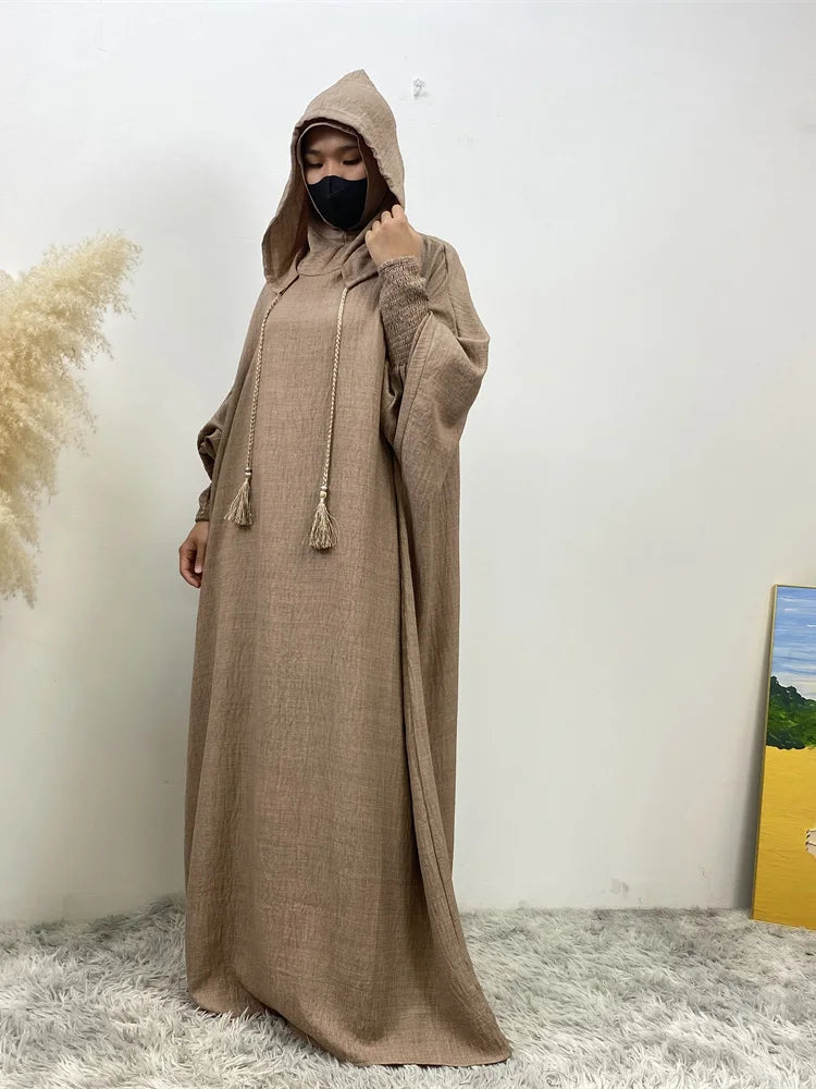 عباية كاجوال خليجية    Elegant Hooded Abaya