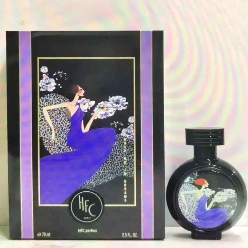 women Long Lasting Fresh Woody Perfume 75ml Oriental Elegant Fragrance with Warm Spicy Aroma Gentle Alluring Scent for Confident
