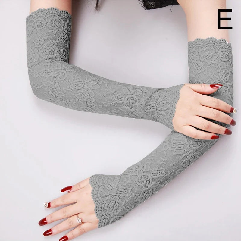✨ Elegant UV Protection Sleeves for Women – Breathable Summer Gloves
