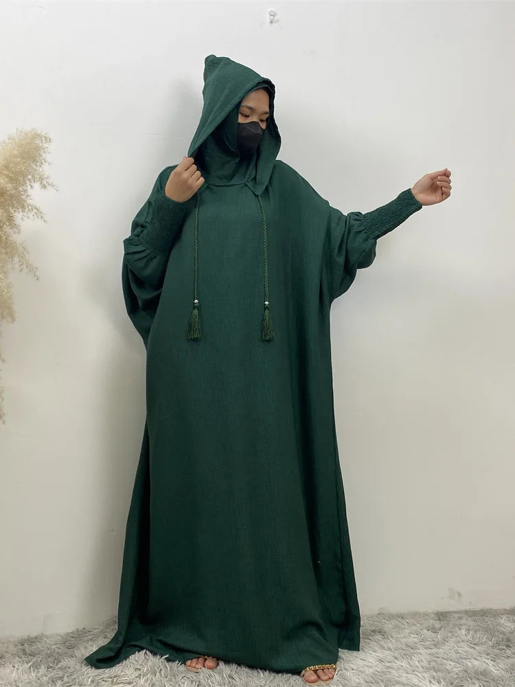 عباية كاجوال خليجية    Elegant Hooded Abaya