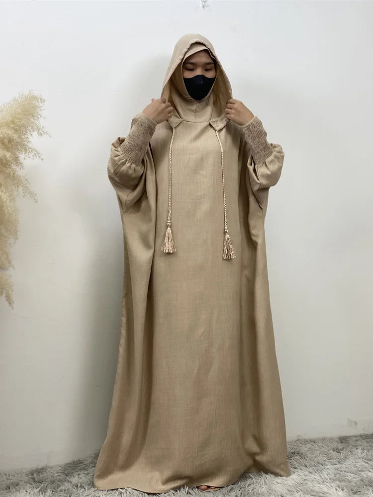 عباية كاجوال خليجية    Elegant Hooded Abaya