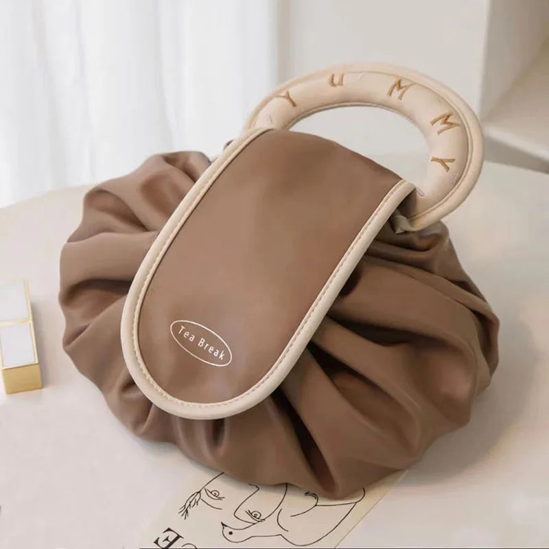 EYSORA Rose Luxury Makeup Bag – Premium Women's Cosmetic Organizer