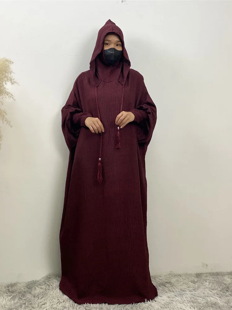 عباية كاجوال خليجية    Elegant Hooded Abaya