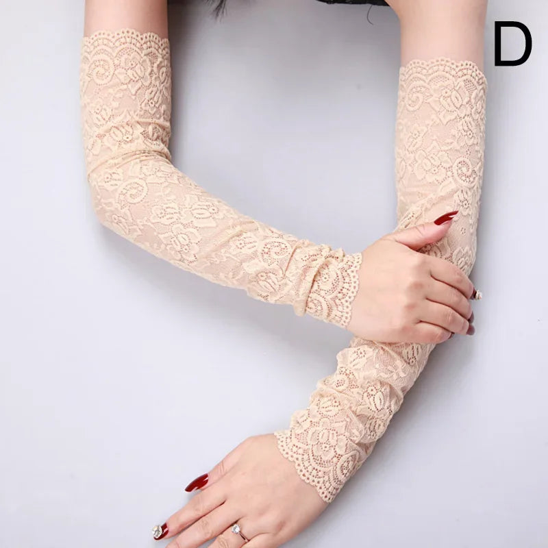 ✨ Elegant UV Protection Sleeves for Women – Breathable Summer Gloves