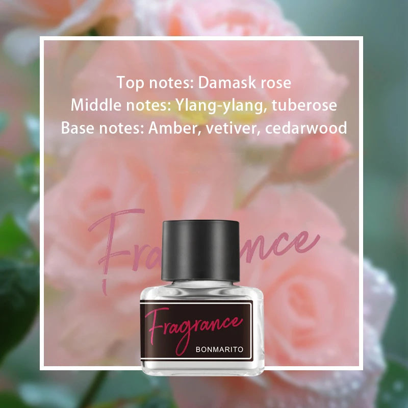 Luxury Rose Pocket Perfume Gift , Elegant Women Eau De Parfum With Pheromone, Fresh Woody Lasting Fragrance Oil