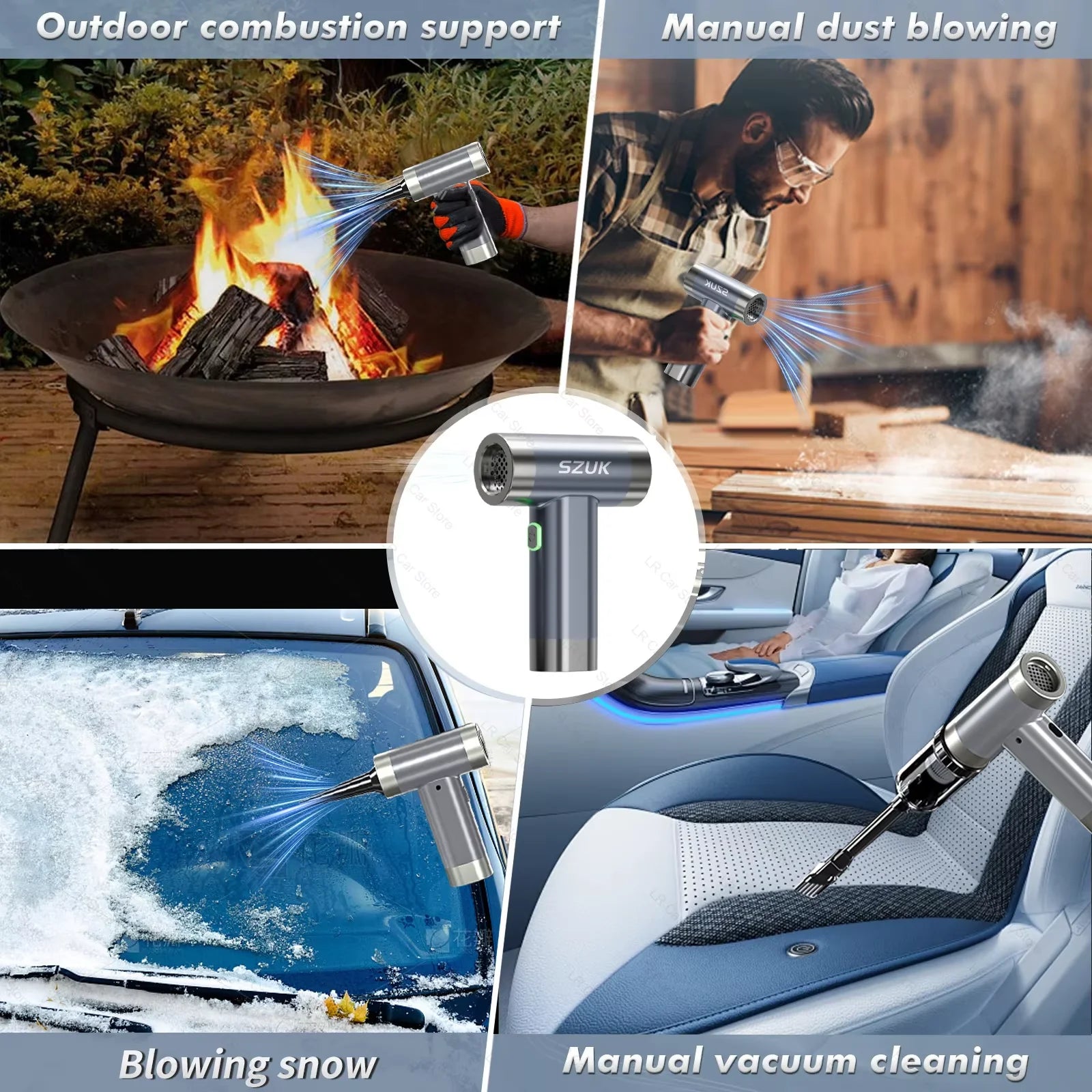 JetFan Ultra 150000RPM Powerful Air Blower Portable Cordless Computer Keyboard Cleaner Brushless Turbo Fan