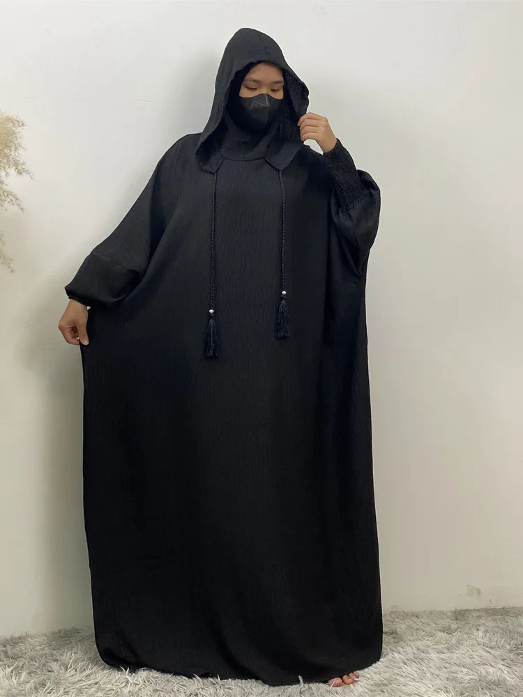 عباية كاجوال خليجية    Elegant Hooded Abaya