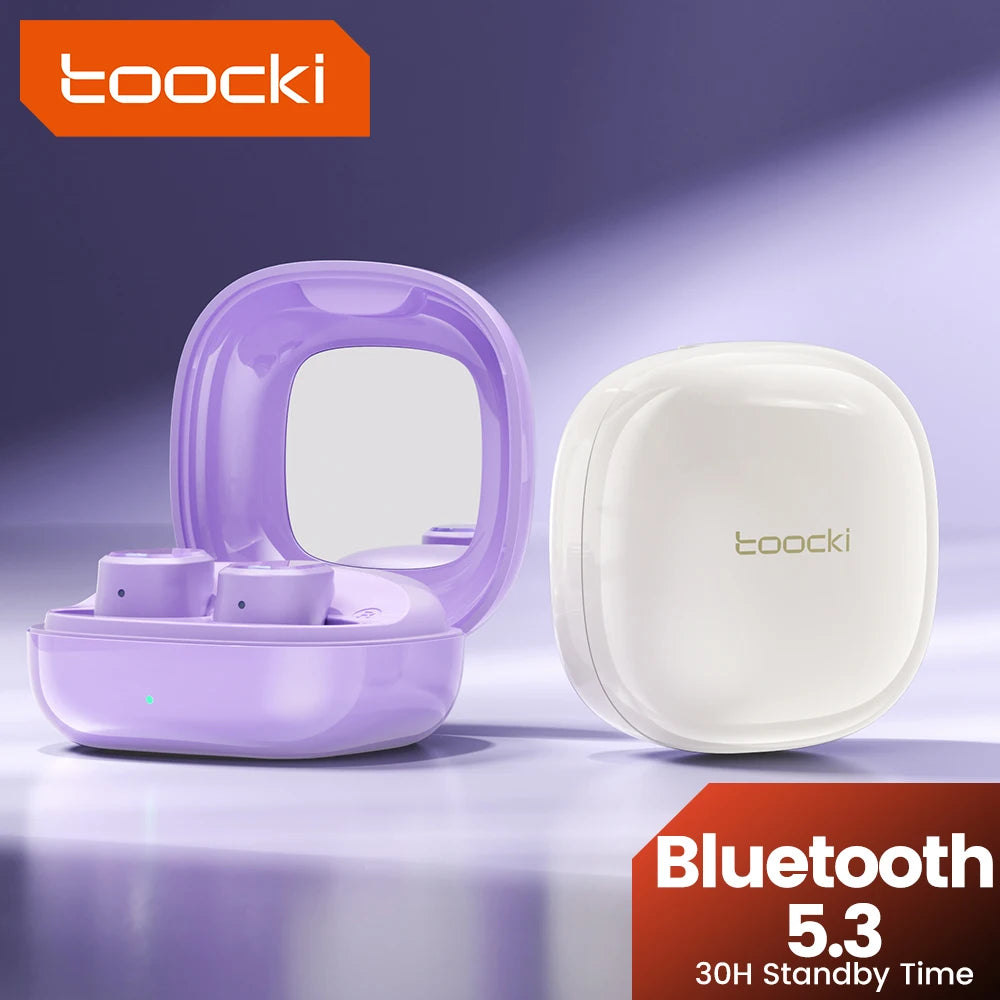 Bluetooth 5.3 Wireless HiFi In-Ear Headphones Touch Control with Mic Sports Noise Reduction Earbuds