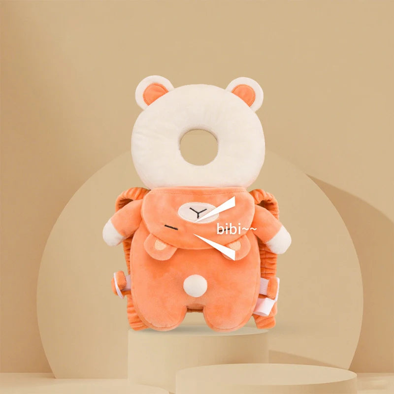 Cartoon Baby Head Protector Backpack 1-3T Toddler Anti-Fall Safety Cushion Pad Protective Headgear
