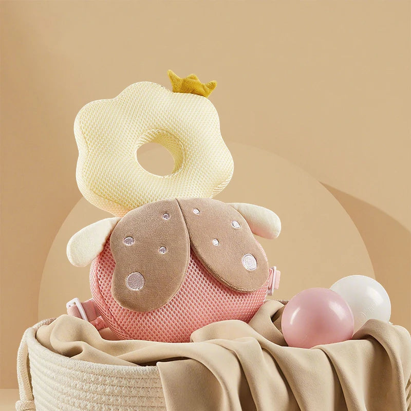 Cartoon Baby Head Protector Backpack 1-3T Toddler Anti-Fall Safety Cushion Pad Protective Headgear