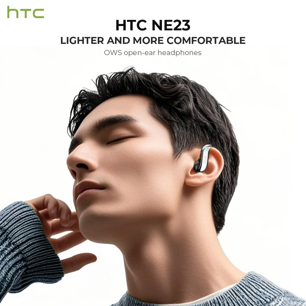 Open-Ear Bluetooth Headphones 30-Hour Playback Wireless Earphones Noise Canceling Clear Sound for Music Sport